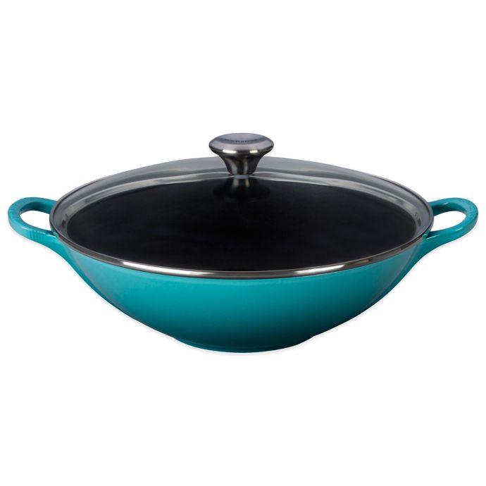 Le Creuset® 16.5Inch Signature Wok with Glass Lid Bed Bath & Beyond
