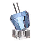 Alternate image 0 for Diamond Solitaire Shaped Lavender Crystal Hanukkah Dreidel