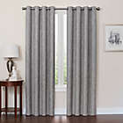 Alternate image 1 for Design Solutions Quinn 84-Inch Grommet 100% Blackout Window Curtain Panel in Grey (Single)