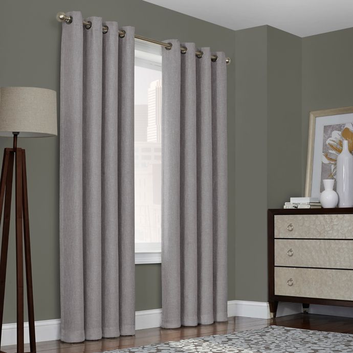 Quinn Grommet Top 100% Blackout Window Curtain Panel | Bed Bath & Beyond