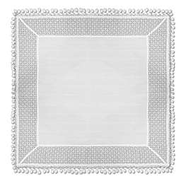 Heritage Lace® Prima 36-Inch Table Topper in White