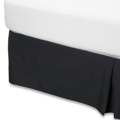 Smoothweave&trade; 14-Inch Tailored Queen Bed Skirt in Black
