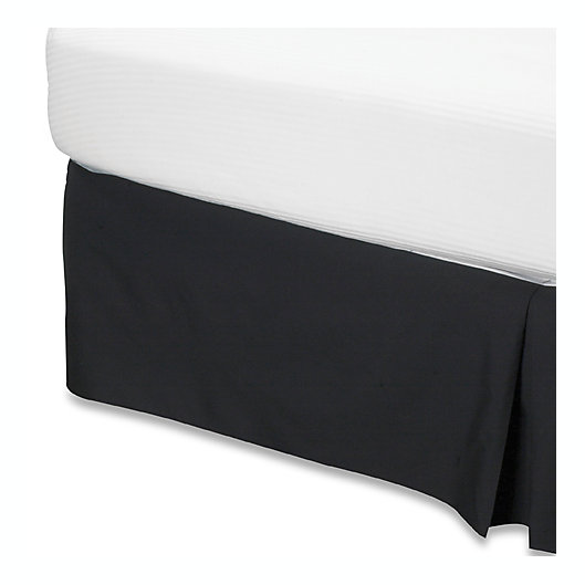 14 Inch Tailored Bed Skirt, Dark Grey Twin Bed Skirt