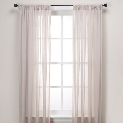 Newbury Pole Top Window Curtain Panel | Bed Bath and Beyond Canada