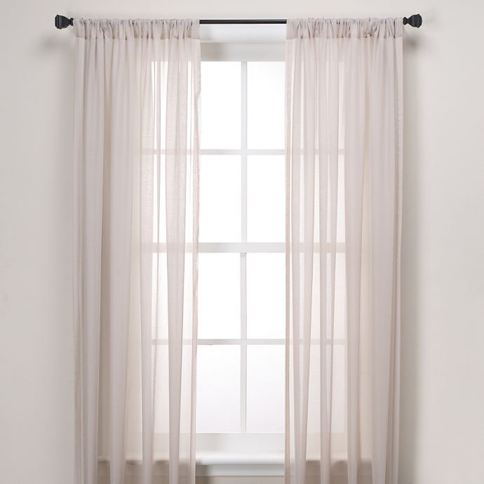 Newbury Pole Top Window Curtain Panel Bed Bath and Beyond Canada