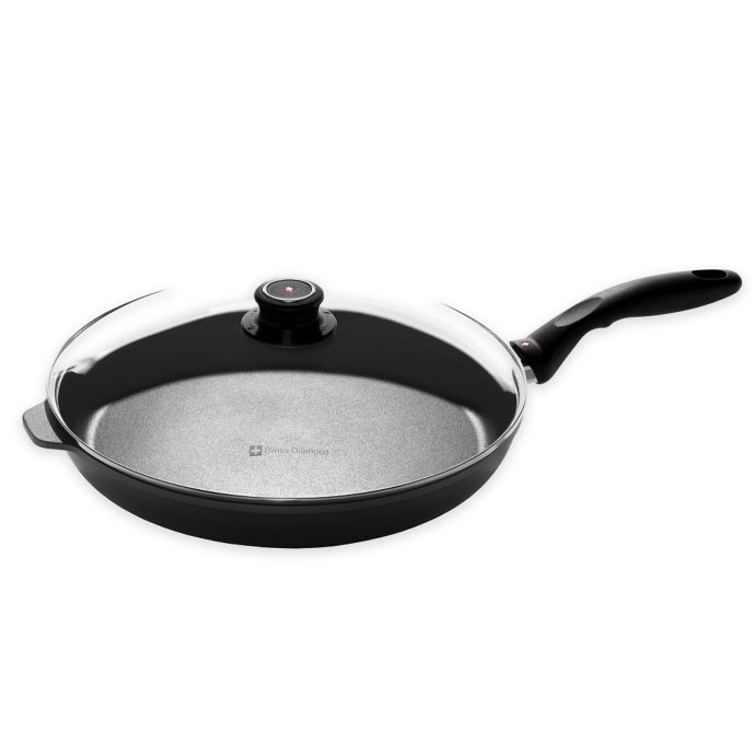 Swiss Diamond® Nonstick Fry Pan with Lid Bed Bath & Beyond