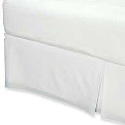 Smoothweave™ 14-Inch Tailored Twin Extra Long Bed Skirt in White