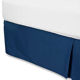 Smoothweave™ 14-Inch Tailored California King Bed Skirt in Navy