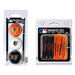 MLB Baltimore Orioles Golf Ball and Golf Tee Pack