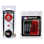 MLB Cincinnati Reds Golf Ball and Golf Tee Pack
