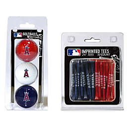 MLB Los Angeles Angels Golf Ball and Golf Tee Pack