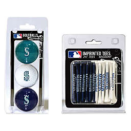 MLB Seattle Mariners Golf Ball and Golf Tee Pack