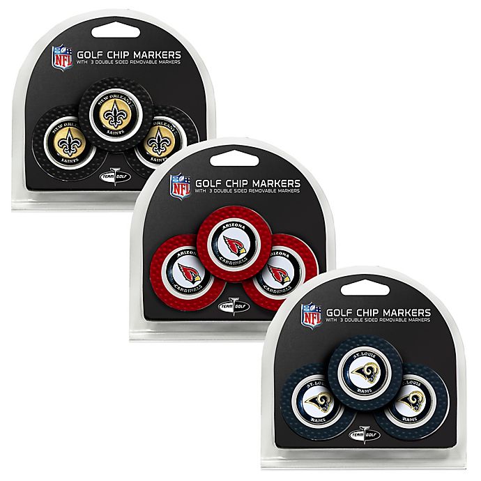 Alternate image 1 for NFL Golf Chip Ball Markers Collection (Set of 3)