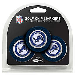 NFL Detroit Lions Golf Chip Ball Markers (Set of 3)