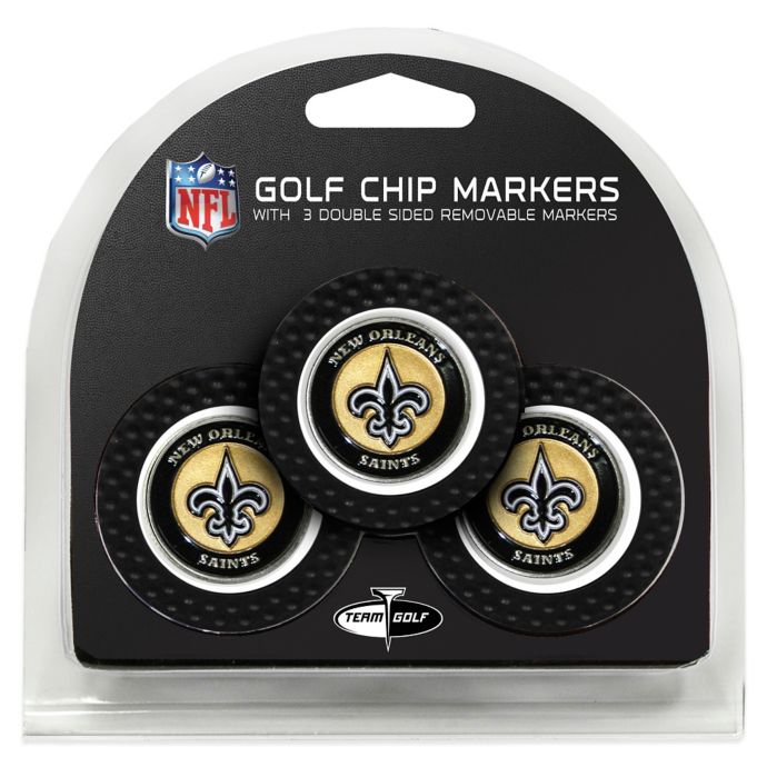 NFL New Orleans Saints Golf Chip Ball Markers (Set of 3 ...