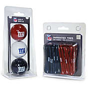 NFL New York Giants Golf Ball and Tee Pack