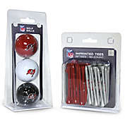 NFL Tampa Bay Buccaneers Golf Ball and Tee Pack