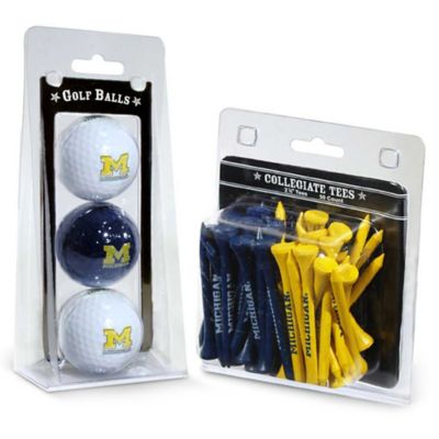 University of Michigan Golf Ball and Tee Pack