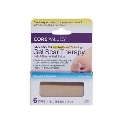 Core Values&trade; 6-Count Gel Scar Therapy Strips