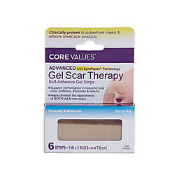 Core Values™ 6-Count Gel Scar Therapy Strips