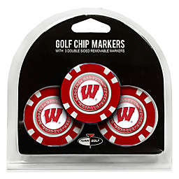 NCAA University of Wisconsin Golf Chip Ball Markers (Set of 3)
