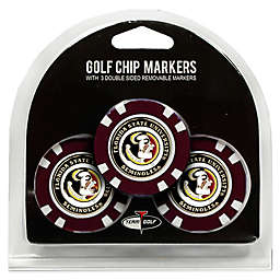NCAA Florida State University Golf Chip Ball Markers (Set of 3)