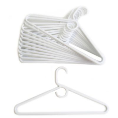 Merrick 72-Count Value Pack Heavyweight Hangers in White