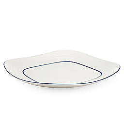 Mikasa® Swirl Square Banded Platter in Blue