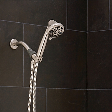 Oxygenics&reg; PowerSpa&reg; Handheld Showerhead in Brushed Nickel. View a larger version of this product image.