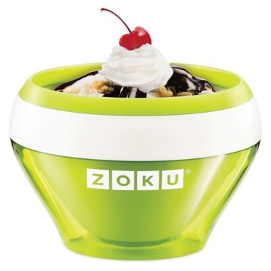 Zoku&reg; Ice Cream Maker in Green. View a larger version of this product image.