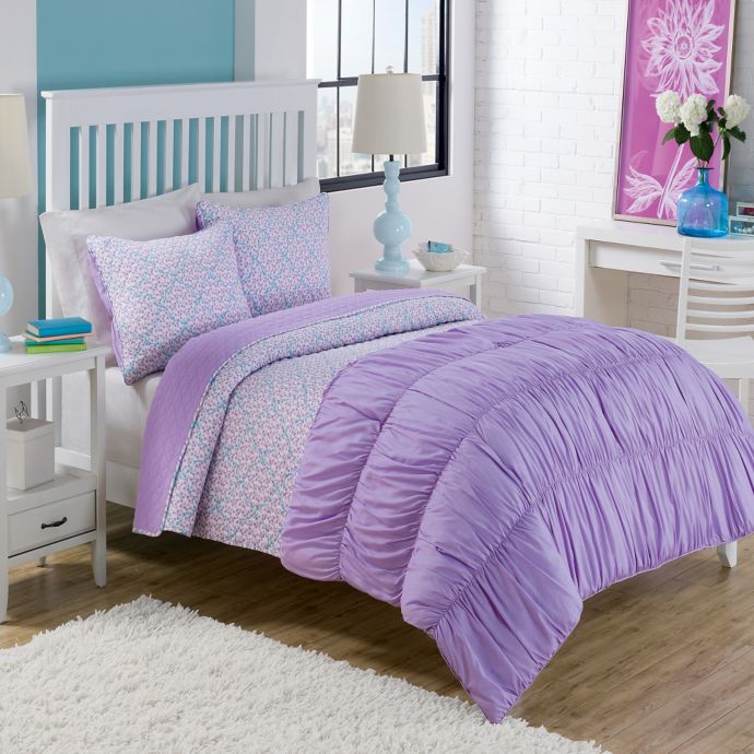 Dena Comforterquilt Set In Purple Bed Bath And Beyond