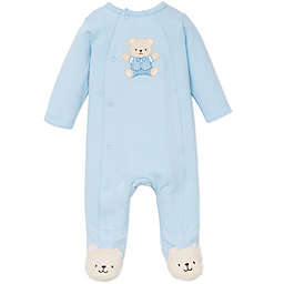 Little Me® Size 9M Cute Bear Footie in Blue