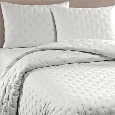 Vera Wang Luster Bedding Standard Natural