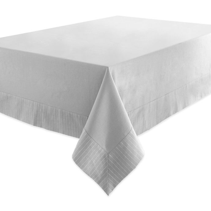 Waterford® Linens Rigato Tablecloth Bed Bath and Beyond Canada
