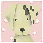 Oopsy Daisy Radley the Dalmation Canvas Wall Art in Pink