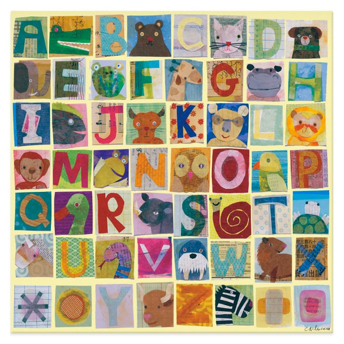 Oopsy Daisy Animal Alphabet Canvas Wall Art Bed Bath Beyond