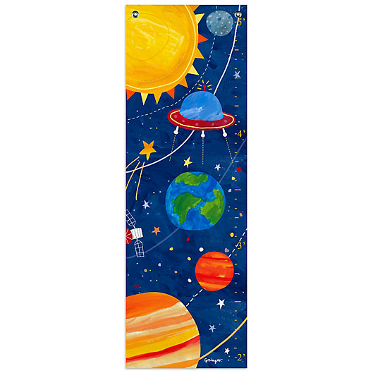 Blue Oopsy Daisy Ocean Swimmers Growth Chart 