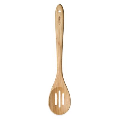 slotted wooden spatula