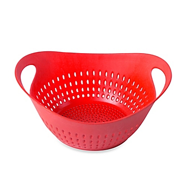 Architec&reg; Homegrown Gourmet 4 qt. Harvest Colander in Red. View a larger version of this product image.