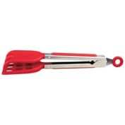 Tovolo&reg; Stainless Steel Waffle Tongs in Red