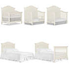 Alternate image 11 for evolur&trade; Aurora 4-in-1 Convertible Crib in Ivory Lace