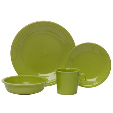 Fiesta&reg; 16-Piece Dinnerware Set in Lemongrass. View a larger version of this product image.