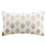 INK+IVY Nadia Dot Embroidered Oblong Throw Pillow