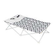 Regalo&reg; Extra-Long Lashes My Cot Portable Toddler Bed in Black/White