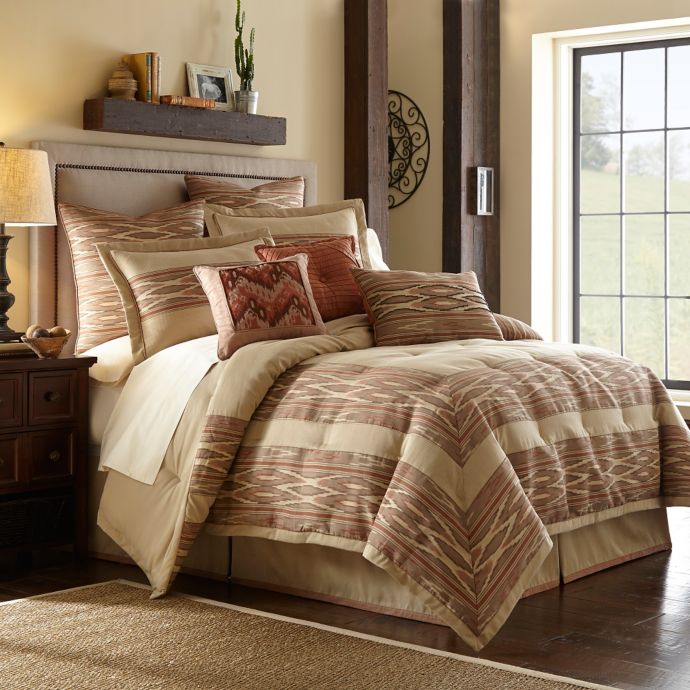 Desert Ridge Comforter Set In Terracotta Bed Bath Beyond