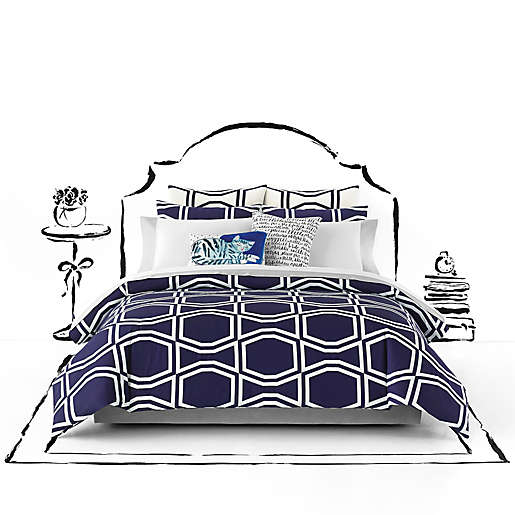 kate spade new york Bow Tile Comforter Set | Bed Bath & Beyond