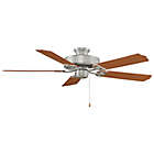 Alternate image 0 for AireDécor by Fanimation  52-Inch x 13-Inch Satin Nickel Ceiling Fan with Walnut/Cherry Blades