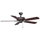 Alternate image 0 for AireDécor by Fanimation  52-Inch x 13-Inch Bronze Ceiling Fan with Walnut/Cherry Blades