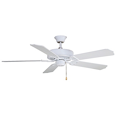 AireDécor by Fanimation 52-Inch Ceiling Fan in Matte White with Matte White Blades. View a larger version of this product image.