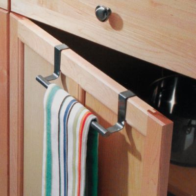 iDesign® Forma® Over the Cabinet Towel Bar in Stainless Steel | Bed Bath &  Beyond